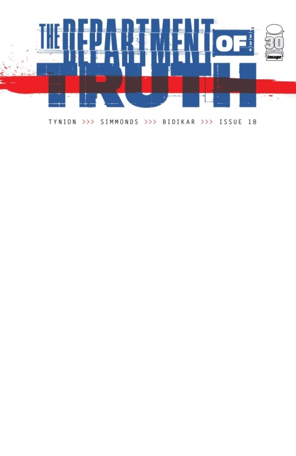 Department of Truth #18 Blank Variant