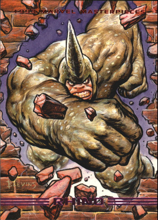 1993 Marvel Masterpieces Rhino #48